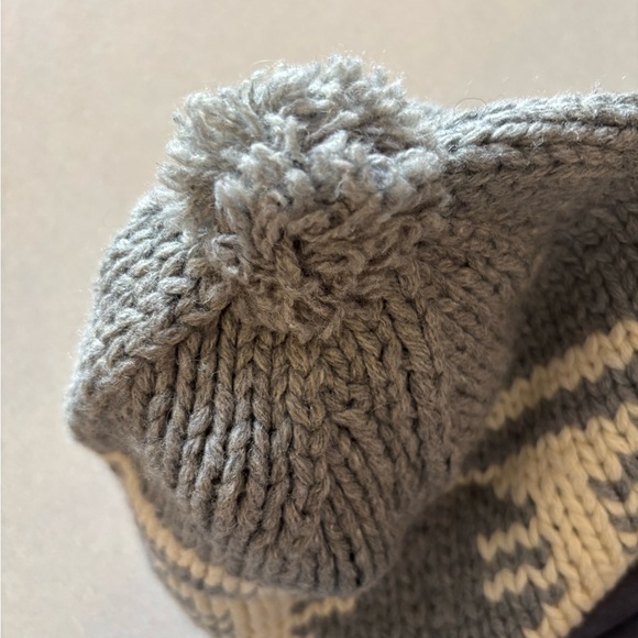 Patagonia Recycled Wool Blend Sapka Beanie SIphon Stripe Light Grey